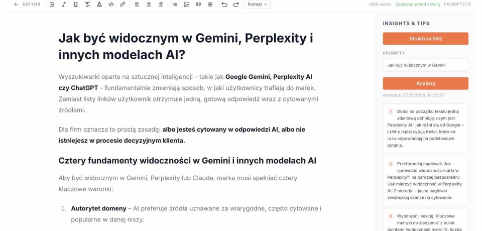 analiza treści w prompteye analiza treści w prompteye